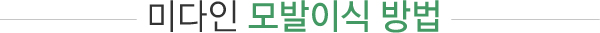 미다인 모발이식 방법